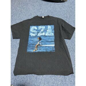 SZA SOS Concert 2023 Tour Black Shirt Size Large Hip Hop